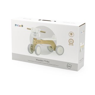 PolarB® Wooden Trike Polar Bear